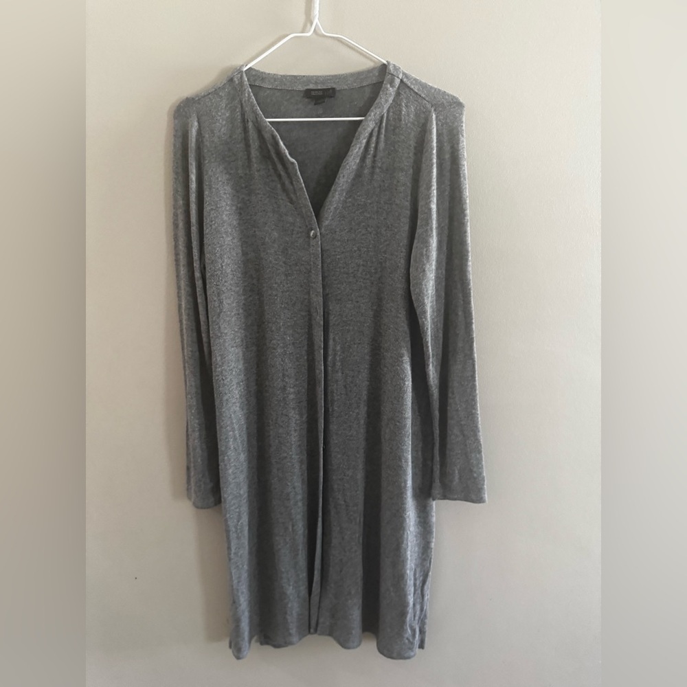J. Jill Grey Duster Cardigan